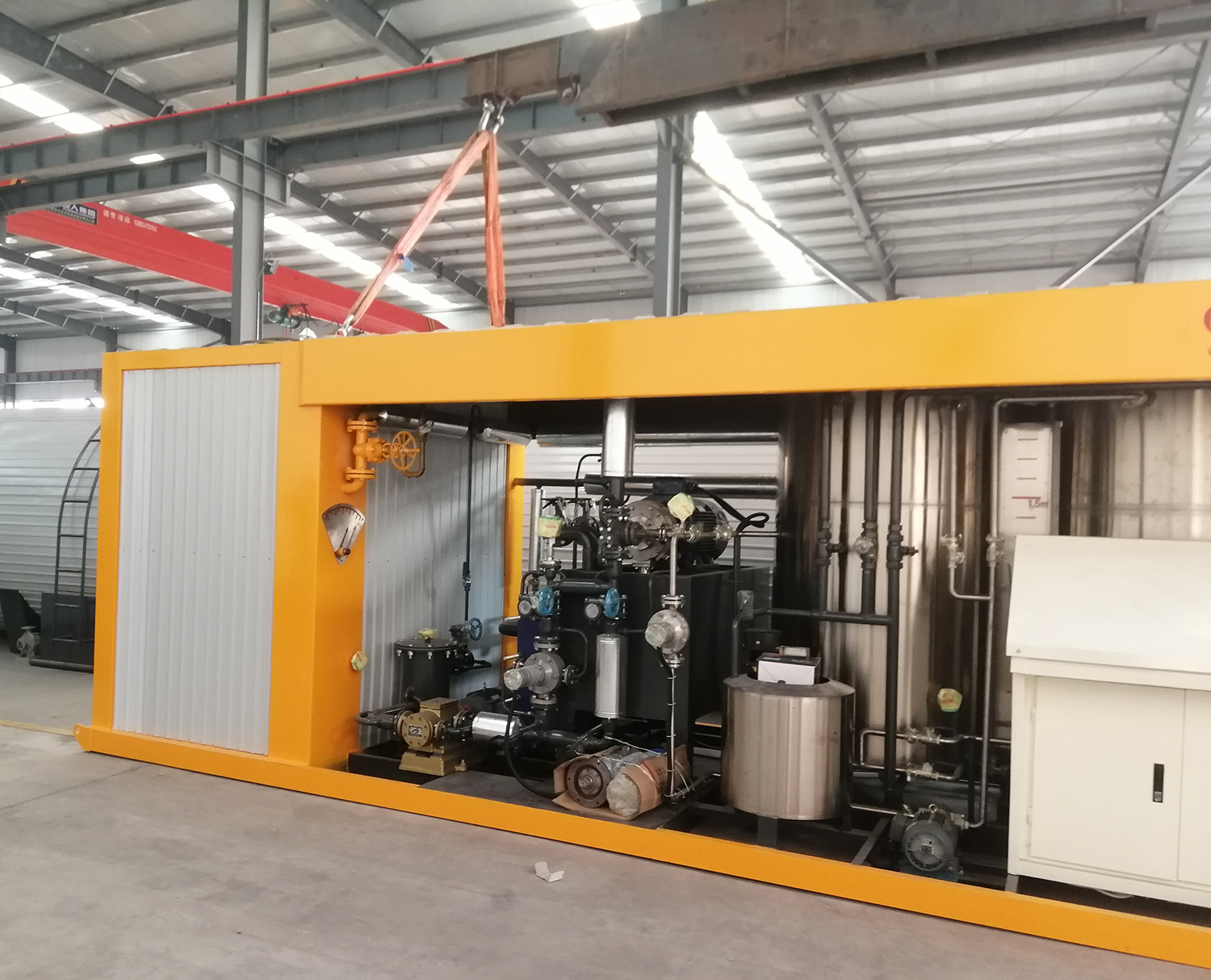 Modified bitumen emulsion plant