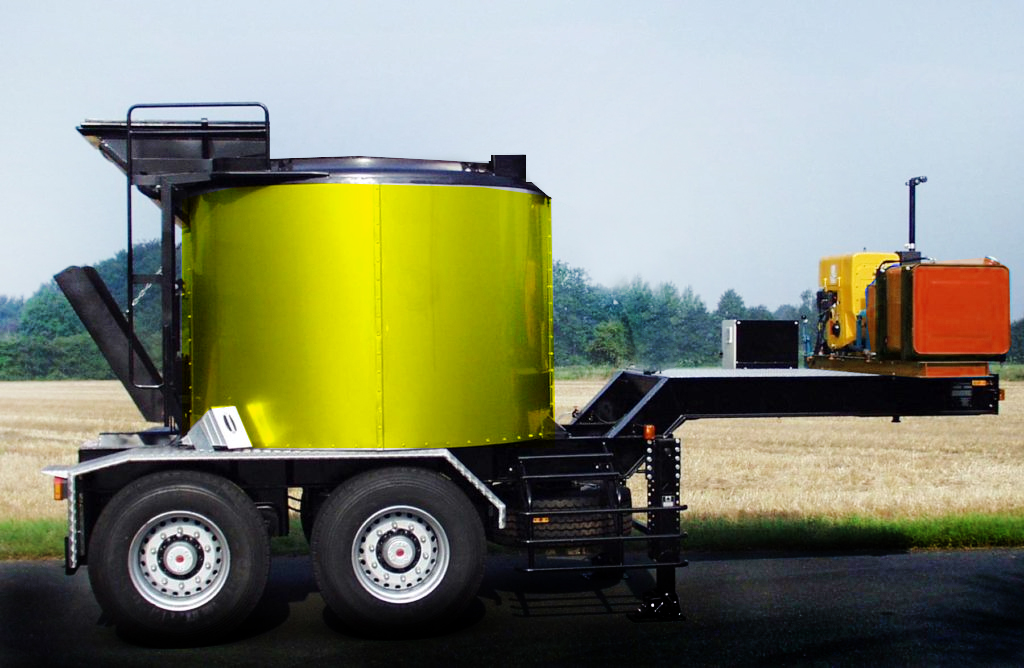 Mastic asphalt machine